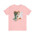 Greecian Goddess in Watercolor - Short Sleeve Tee Pink